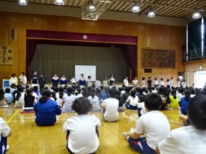 『あいさつ目標発表』の画像