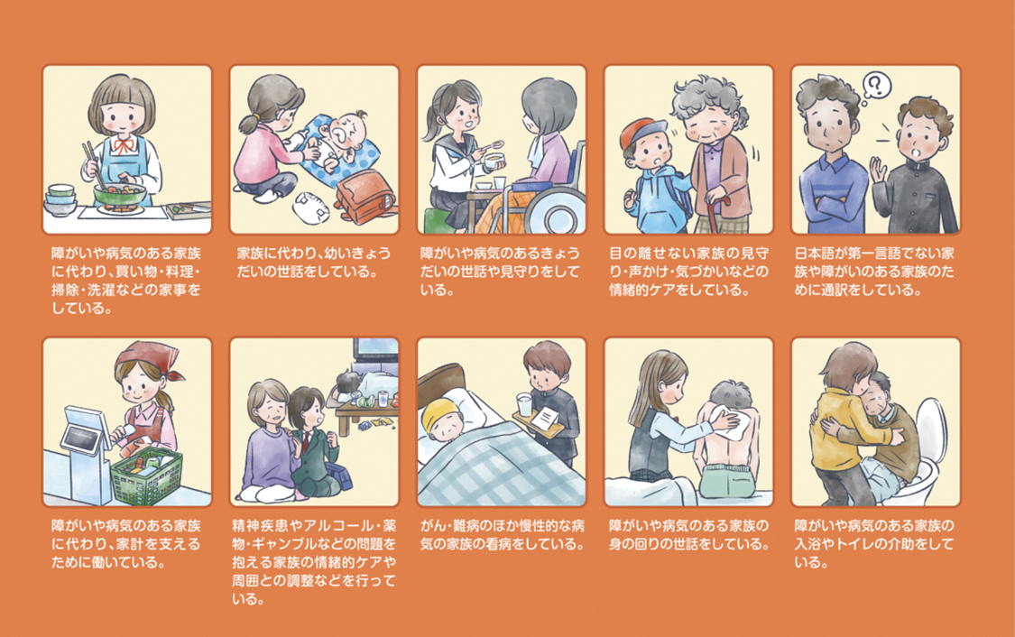 ヤングケアラー（出典：こども家庭庁HP）