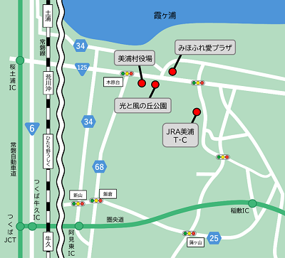 美浦村の位置図2(UMAフェスタ)
